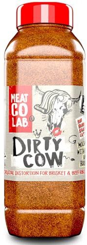 DIRTY COW BEEF BBQ RUB | Maximum Crustal Distortion & Super Bark Power | Perfect for Brisket & Beef Ribs | Fresh Coffee, Javanese Sugar, Chipotle & More | GLUTEN FREE | Unmatched Flavor Force | 1.2kg