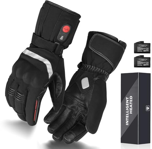 Sun Will Heated Motorcycle Gloves for Men Winter,Waterproof Warm heated riding gloves motorcycle Rechargeable for mens womens Cold Weather Outdoor Cycling Driving Hunting Skiing Snowboarding