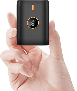 Bateria Externa Carga Rapida 10000mAh,PD 22.5W Power Bank con Pantalla LED,Mini Bateria Externa Movil con USB C,Adecuado para iPhone,Samsung,Xiaomi etc