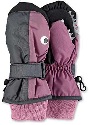 Sterntaler Fäustling Wal mit Daumen, Bündchen und Klettverschluss, wasserdicht (mit Thinsulate-Inlet) - Mädchen Accessoires für Babys & Kleinkinder - warm und funktional - beerenrosa, Gr. 2