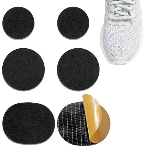 HESUSUSI Zapatos Parche De Roto, 6 Piezas parches zapatillas deportivas Parches de Reparación de Orificio de Talón Reparación De Daño En El Calzado Reparación de Orificio de Zapatilla para Zapatos