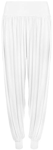 ANZEE Girls Harem Pants Ali Baba Trousers Casual Baggy Pant Sports Dance Elastic Yoga Kids Leggings Comfy Relaxed High Waist Trouser 3-13 Years