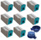 Bolsas de filtro de polvo for aspiradora Samsung, compatibles con BESPOKE, VS20 / A95923W / WXAA, repuestos for bolsas de filtro de polvo.