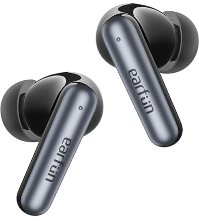 EarFun Pro 4i Noise Cancelling Earbuds, Adaptive Noise Cancelling Earbuds, Hi-Res Sound with LDAC, Wireless Earbuds, Surround Sound, 6 Mics AI Call, Earbuds Bluetooth 5.4, 40H Playtime, IP55