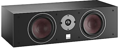 DALI Oberon Grand VOKAL – Schwarze Esche Kraftvoller Centerlautsprecher mit 2 x 7 SMC-Tieftönern und großem Gehäuse für verzerrungsfreie Surround-Dialoge