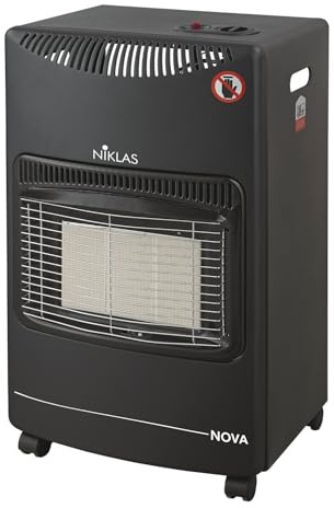 Poêle à gaz infrarouge intérieur trois éléments avec roues Niklas Nova 4200 Watt