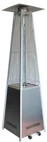 Chauffage Gaz Portable, Chauffage Gaz Paysage Forme Tour Cour Gril Quadrilatère Gaz Chauffage Silencieux Faible Consommation D'énergie,E