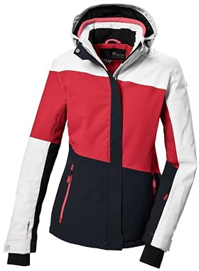 Killtec Ksw 67 Wmn Ski Jckt Chaqueta de esquí/chaqueta funcional con capucha con cremallera y protección contra la nieve Mujer