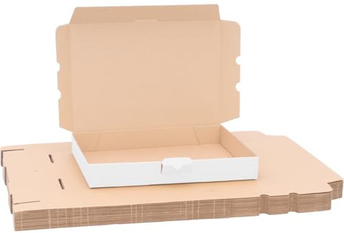 förpackning maxibrevlådor 350 x 250 x 50 mm maxibrev vit MB 5 innermått på 340 x 245 x 46 mm frakt post vikbar låda fraktlåda bokförsändelse – perfekt för frakt 100 stycken