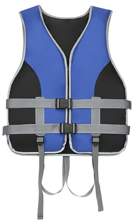 LIXQQS Gilet de Sauvetage Adulte Enfant: Aide à la Flottabilité 150N avec Sifflet et Sangles Kayak Paddle Bateau Sports Nautiques