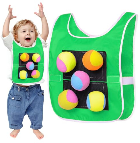 Sticky Dodgeball Vest game– 30x43 cm Target Throw Vest, Oxford Cloth