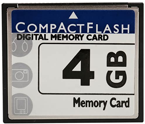 Knadgbft Professional 4GB Compact Flash Memory Card(White&Blue)
