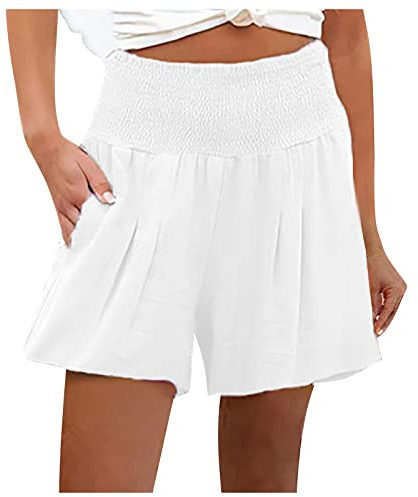 Short Femme Boxe Bermuda Femme Ete Short Fitness Femme Push Up Short Femme Cycliste Short Femme Leger Shorty Fille Short Push Up Femme Bermuda Femme T Short Sport Femme Short Blanc L