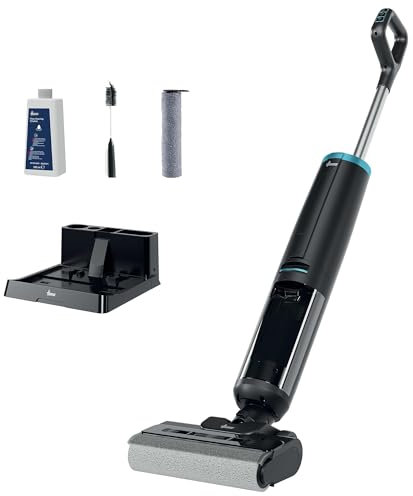 Hoover HW3 2in1 Aspirapolvere e Lavapavimenti Senza Fili per Pavimenti Duri e Delicati – 40 minuti di autonomia, Tecnologia Anti-Twist, Autopulizia con asciugatura ad aria fredda, Pulizia bordi.