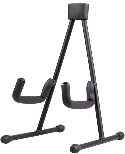 Eddy Finn Ukulele Stand Holder Foldable Portable Rack for Floor, Travel Accessories, Black