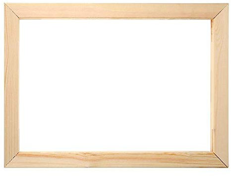 Uteruik Wooden Frame Canvas Stretcher Bars for DIY Canvas Oil Painting Diamond Painting Craft Wall Art Pictures Frames 35cm x 25cm, 1pcs