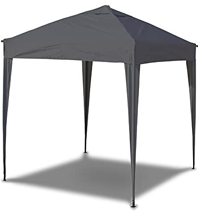 SANHENG Pop Up Gazebo, Pop Up Tent Heavy Duty, Fully Waterproof, All Weather Gazebo ideal for Outdoor Party Camping (3x3m no sides,Grey)