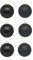 Inge Glas Weihnachtskugeln | Schöne Christbaumkugeln aus Glas | 30 Kugeln in Karton-Box | Christbaumschmuck Weihnachtsbaumschmuck Weihnachtsbaumkugeln (Ebony Black | schwarz Glanz/matt)