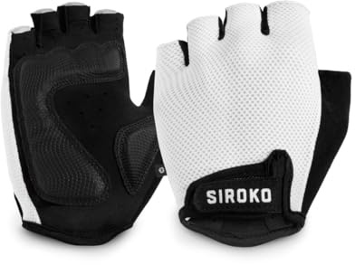SIROKO - Gants Vélo Aero White - L - Blanc