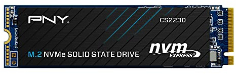 PNY CS2230 500GB SSD Interne M.2 NVMe Gen3, jusqu'à 3300MB/s - M280CS2230-500-RB