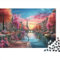 Hölzern Puzzle 1000 Teile Fahrräder in Amsterdam - Farbenfrohes Puzzle Für Erwachsene in Bewährter Qualität (Wunderschöne Kunst) 1000pcs (75x50cm)