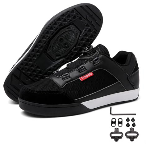 Mateju Men's MTB Cycling Shoes SPD Compatible Breathable Outdoor Cycle Shoes Unisex Sneaker Women Mountain Bike Shoes