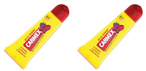 CARMEX Wild Berry SPF15 Lip Balm Tube (10g) Healthy, Hydrated Lips all day (Pack of 2)
