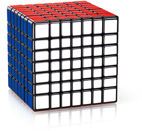 KOSTACHI Speed Cube 7x7, Cubo Mágico Profesional 7x7x7 Negro, Rompecabezas en 3D Twist, Juguetes y Juegos para Adultos y Niños