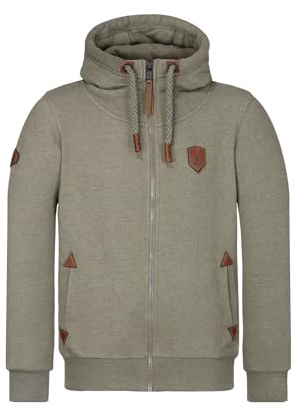 Naketano Herren Sweatjacke Schwarzkopf, Farbe:, Größe: