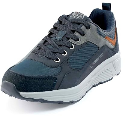 LEOSS ORIGINAL Scarpe da Ginnastica E Fashion da Uomo Sneakers Uomo Eleganti Leggere Traspiranti Confortevoli Stabili (Blu Scuro, 44 EU, MLE255072-3)