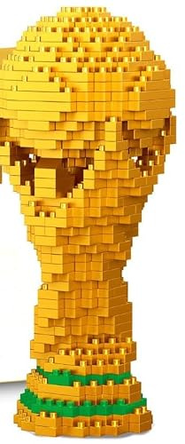 MYPPRFC Football Trophy Building Blocks Set, Football Gifts for Boys, Football Building Blocks, 3D DIY Model Kit, Football Gift for Adult Sports Fans, Building Blocks Gifts
