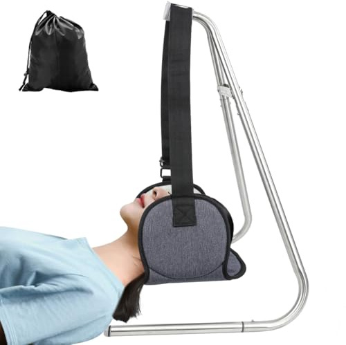 Toogel Head Rest Hammock with Detachable Bracket, Portable Rest Accessory with Storage Bag for Home & Travel