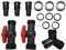 3 Way Garden Hose Splitter Hose Y Valve Connector Water Pipe Diverter Converter Shunt 20mm / 25mm for Pond Pump Filter Basin