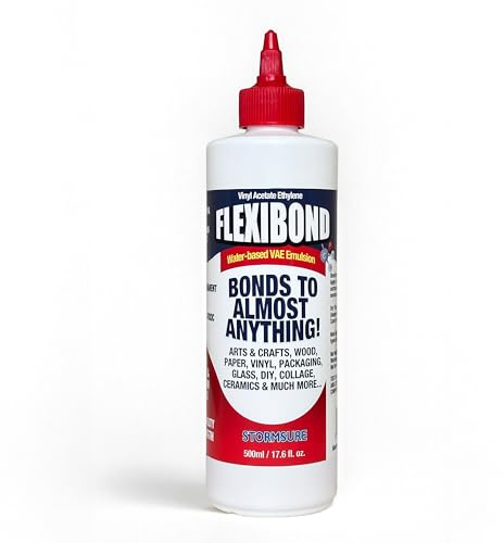 Extra Strong PVA/VAE Craft Glue - Tacky PVA Arts and Crafts Glue, Flexible Strong Bond, Dries Clear - (500ml) - Ideal for Home, Office, Repairs, and DIY Projects