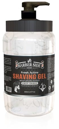 ican Barberside London Fresh Active Moisturizing Shaving Gel 2litre