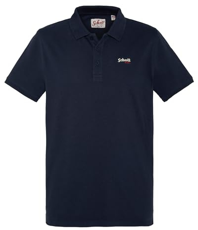 Schott NYC Pscasual Homme Polo Shirt, Gris, S