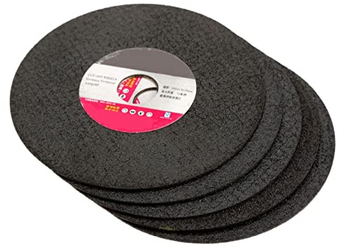 SZTVECFW 5 Pezzi Mola da Taglio 105mm Mola in Resina Tagliata taglierina Disco abrasivo Disco da Taglio for Metallo Legno Acciaio