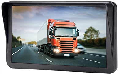 Navegador GPS para Coche, 9 Pulgadas GPS 3D Navegación Mapas gratuitos Soporta Varios Idiomas del Mapa RAM 256MB ROM 8GB Camión para Coche, camión, Autocaravana(with Bluetooth)