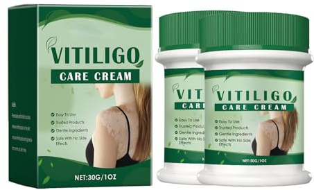 Crema De Vitiligo,Crema De Cuidado De Vitiligo Para La Piel Vitiligo,Cremas Para El Cuidado Del Vitiligo,Elimina Las Manchas Blancas 2PC