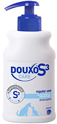 DOUXO S3 CARE Shampoo | Ultra-sanftes reinigendes Katzen-Shampoo | Hundeshampoo für empfindliche Haut | regelmäßige Anwendung Haustier-Shampoo | hypoallergenes Hundeshampoo | Douxo Shampoo für Hunde |