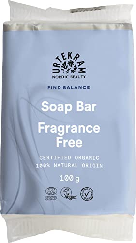 Urtekram - Seifenstück 100 g - Duftneutral - Find Balance, Sensible Haut