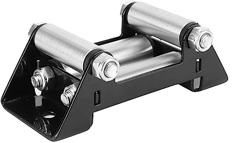 Seilwinde Roller Fairlead, Side-by-Side Seilführung für Windenrolle, 125 mm/5 Zoll Lochabstand Hochleistungs Universal-Seilführung, Fahrzeugzubehör für ATV/UTV Winden