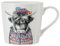 MIKASA Tipperleyhill Hochlandkuh Druck Porzellantasse, 380ml Fine China Tasse mit echtem Gold Details, Neuheit Tasse für Tee & Kaffee mit Tierdruck, Geschenk-Boxed