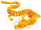Atsmoce® Drago Giocattolo Stampato in 3D, Figure di Drago Misteriosa, Statua di Drago Realistica in Cristallo con Giunti Mobili, regalo a sorpresa, decorazione per casa/ufficio/auto, ecc. (Giallo)