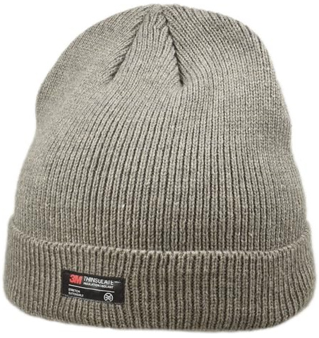 Melegari Berretto di Maglia Beanie, Arbola | Thinsulate Stretch Extensible | Berretto Termico | Unisex (IT, Numero, 54, 60, Marrone Chiaro)