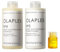 Olaplex Wash and Shine Hair Kit: No. 4, 5, 7, Shampoo- und Conditioner-Set zum Reinigen, Hydratisieren und Kontrollieren von Frizz bis zu 72 Stunden, Bonding Oil für Glanz und Schutz, für alle Haart