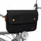 Tourbn TOURBON wasserdichte Segeltuch-Fahrradtaschen Fahrradtasche Lenkertasche Schwarz