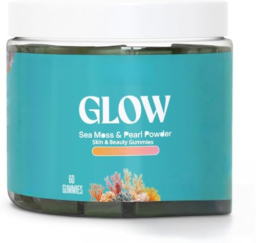 Caramelle gommose luminose alle alghe - Supportano una crescita più rapida dei capelli, unghie più forti, pelle radiosa e salute generale