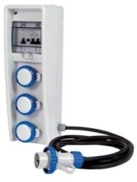 Tableau ASC chantier 3 prises IP67 230 V 16 A 14 x 9,5 x 43 H cm