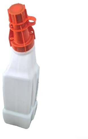 Jonikuper Kraftstoff- und Ölmischflasche mit mehreren Mischverhältnissen 50:1 40:1 35:1 25:1 für 2-Takt-Gartenmaschinen Motorsensen Kettensägen auslaufsicheres Design